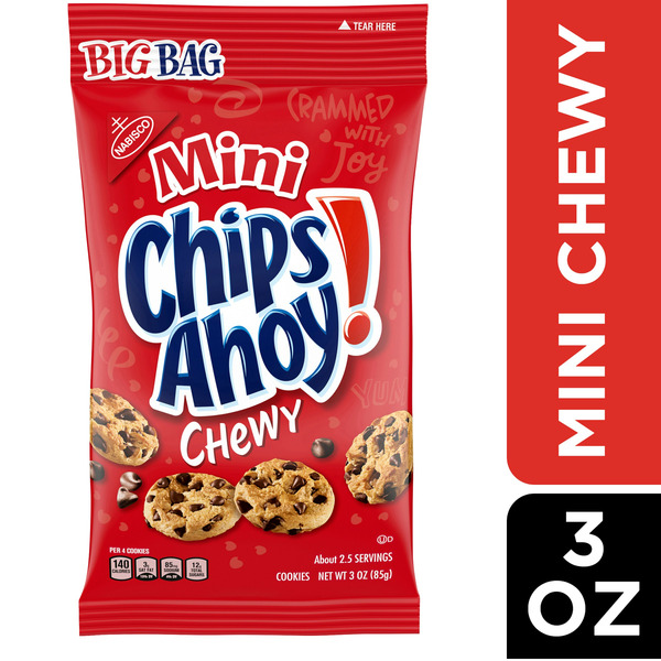 Back to School Chips Ahoy! Mini Chewy Chocolate Chip Cookies, Big Bag hero