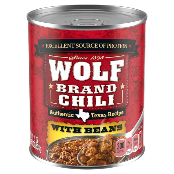 Canned Meals & Beans Wolf Brand Chili With Beans hero