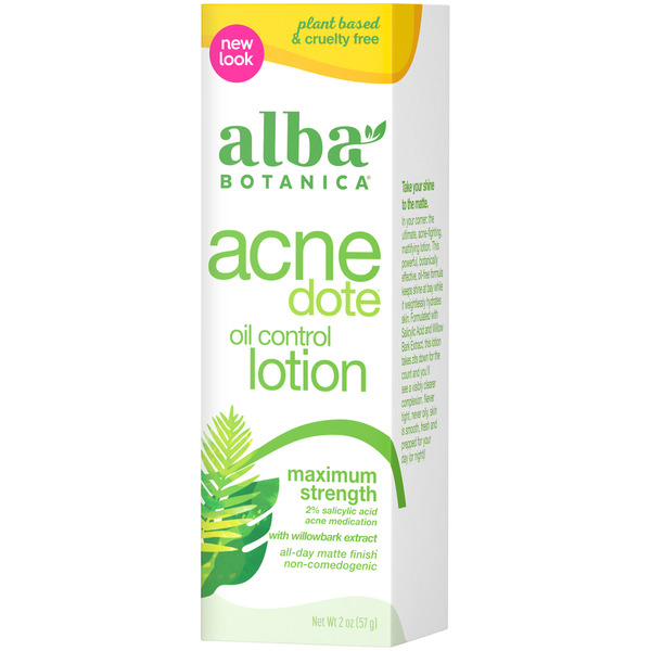 Facial Care Alba Botanica Lotion, Oil Control, Maximum Strength hero