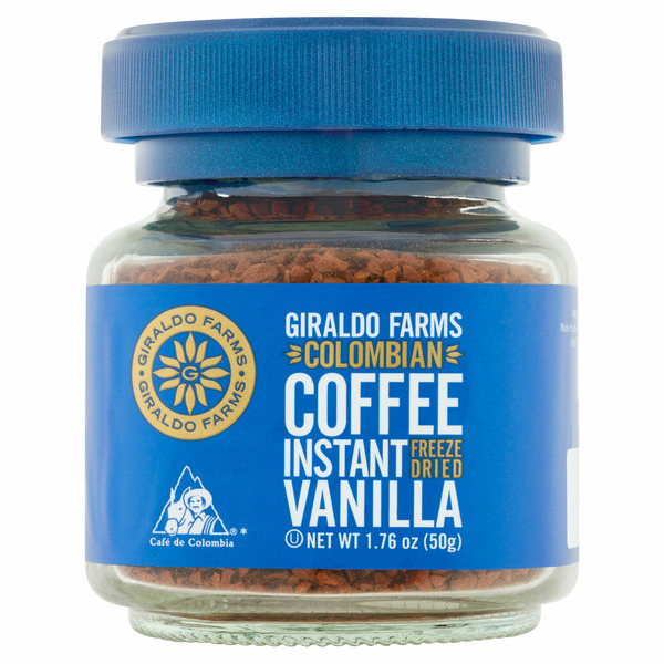 Coffee Giraldo Farms Colombian Freeze Dried Vanilla Instant Coffee hero