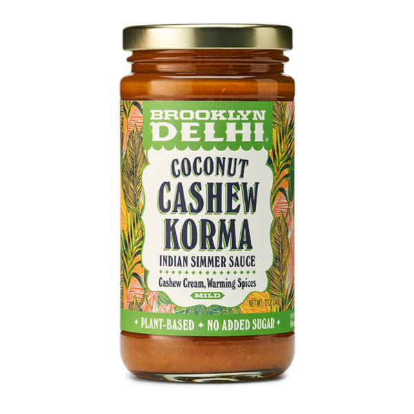 Brooklyn Delhi Coconut Cashew Korma, Indian Simmer Sauce hero