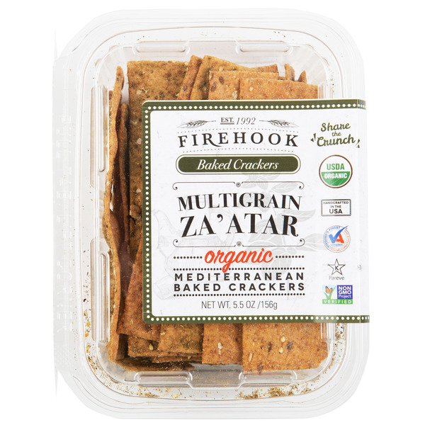 Crackers Firehook Multigrain Za'atar, Organic Baked Crackers hero