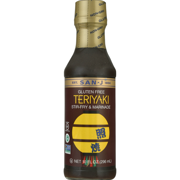 Marinades & Meat Preparation San-J Stir-Fry & Marinade, Gluten Free, Teriyaki hero