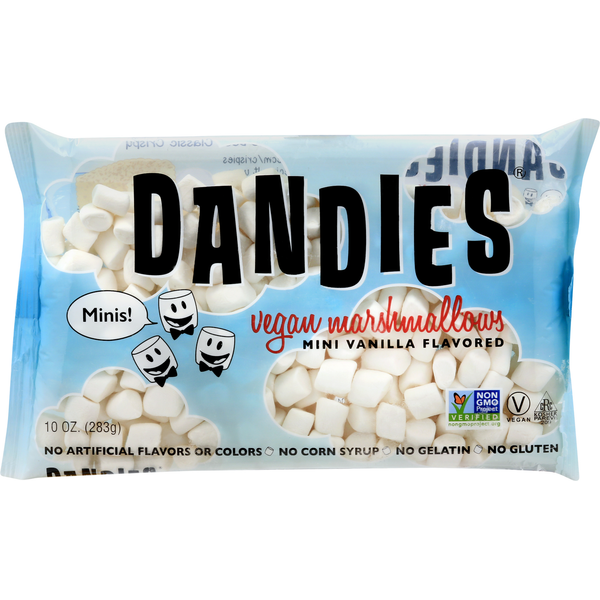 Kosher Foods Dandies Marshmallows, Vegan, Vanilla Flavored, Mini hero