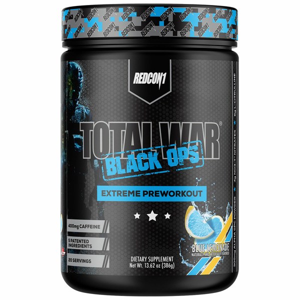 Pre-Workout REDCON1 Blue Lemonade Total War Black Ops Pre-Workout Powder hero