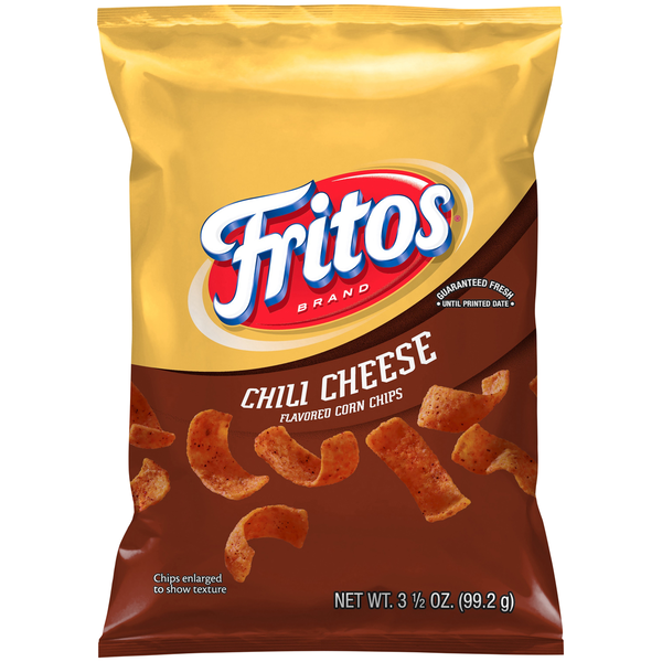 Chips & Pretzels Fritos Corn Chips, Chili Cheese Flavored hero