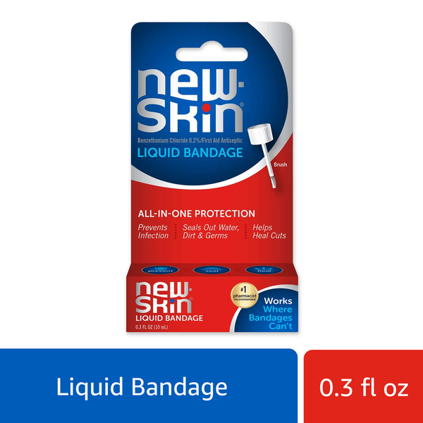 First Aid New-Skin Liquid Bandage, Waterproof Bandage for Scrapes and Minor Cuts hero