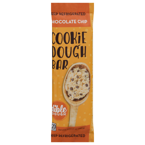 Cookies & Cakes Dible Dough Cookie Dough Bar, Chocolate Chip hero