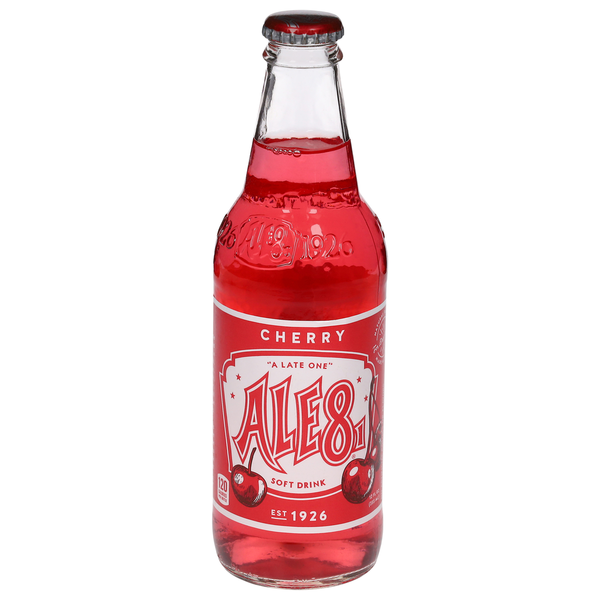 Soft Drinks Ale-8-One Soft Drink, Cherry hero