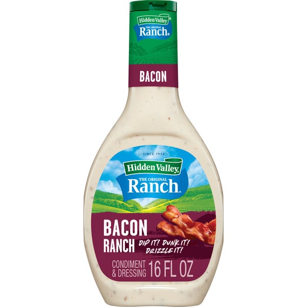 Salad Dressing & Toppings Hidden Valley Bacon Ranch Topping and Dressing hero