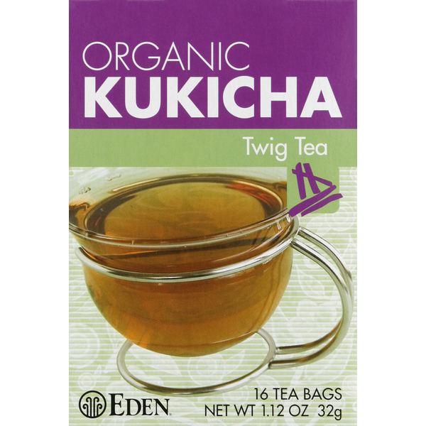 Asian Foods Eden Foods Twig Tea, Kukicha, Bags hero