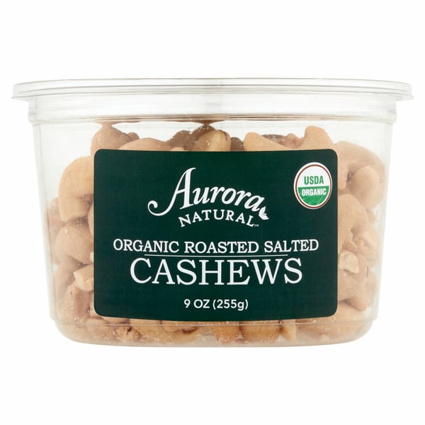 Nuts, Seeds & Dried Fruit Aurora Organic Roasted Salted Cashews hero