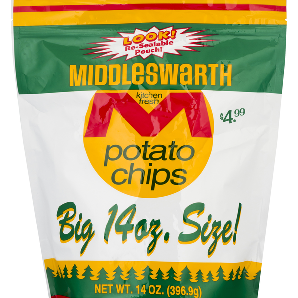 Chips & Pretzels Middleswarth Potato Chips, Big Size hero