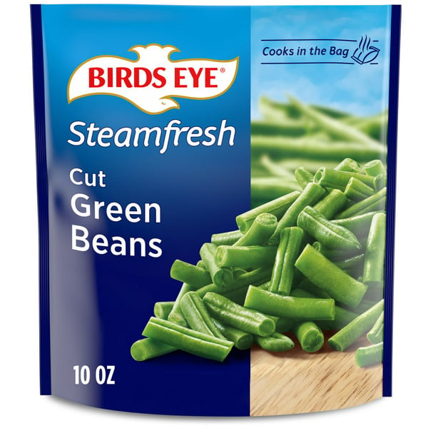 Frozen Produce Birds Eye Steamfresh Cut Green Beans Frozen Vegetables hero