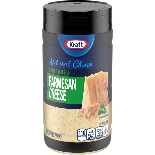 Packaged Cheese Kraft Parmesan Shredded Cheese, oz Shaker hero