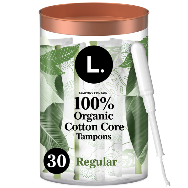 Feminine Care & Family Planning L. Organic Cotton Tampons - Regular hero