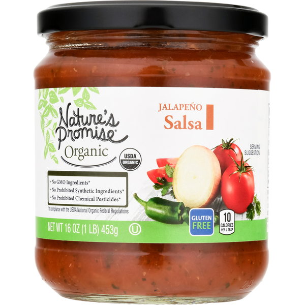 Mexican/Hispanic/Latino Foods Nature's Promise Salsa, Jalapeno hero