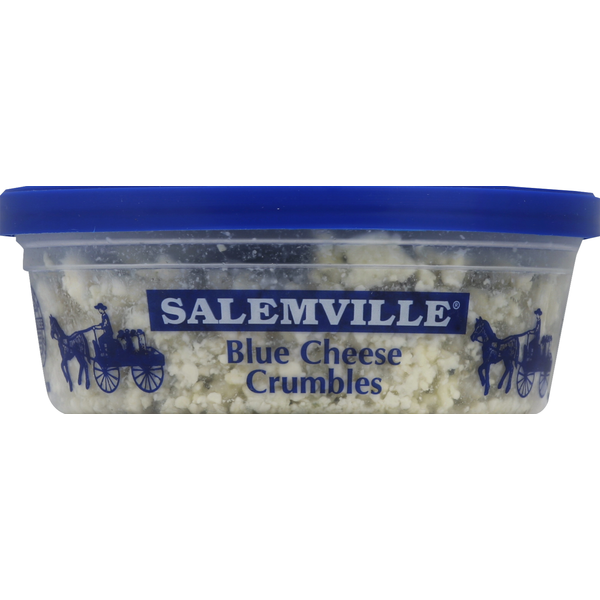 Packaged Cheese Salemville Cheese, Crumbles, Amish Blue hero