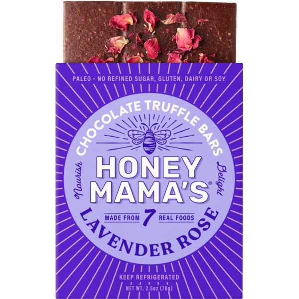 Candy & Chocolate Honey Mama's Chocolate Truffle Bars, Lavender Rose hero