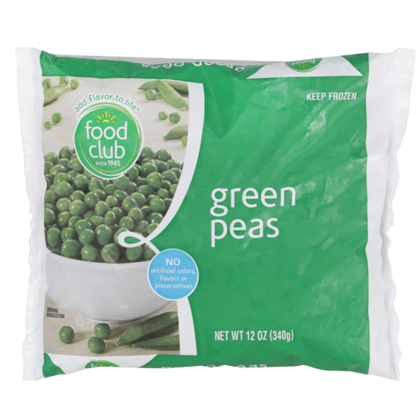 Frozen Produce Food Club Green Peas hero