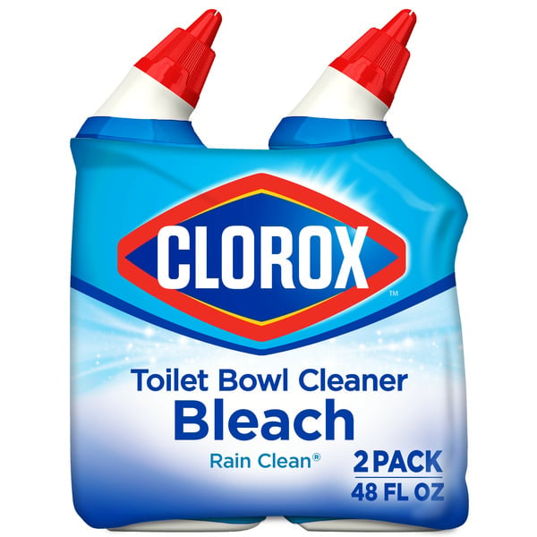 Cleaning Products Clorox Toilet Bowl Cleaner, Bleach, 2 Pack hero