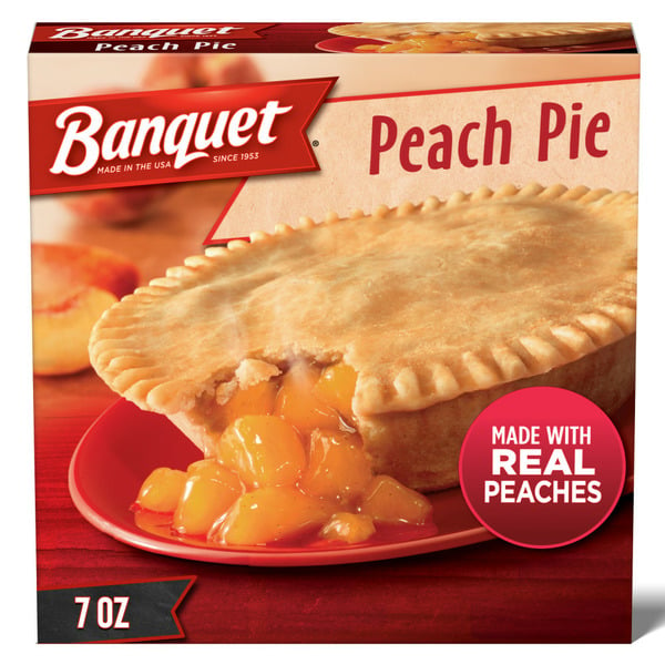 Frozen Meals Banquet Peach Pie, Frozen Dessert hero