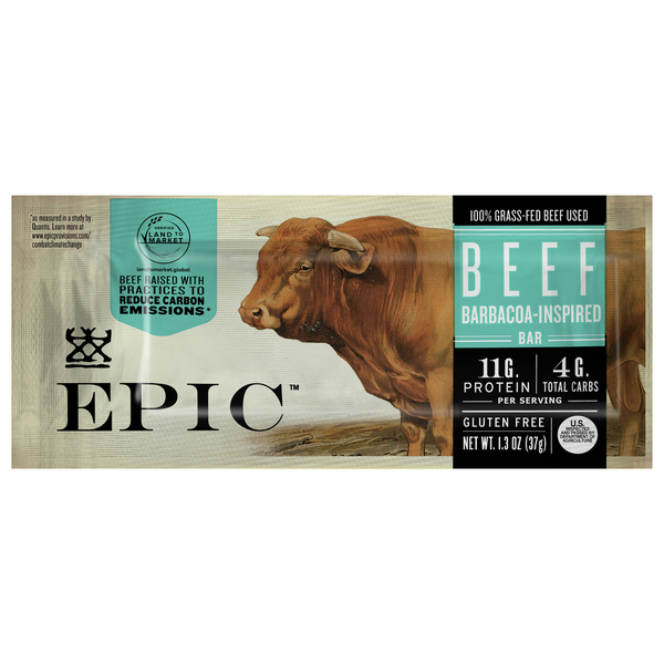 Popcorn & Jerky EPIC Bar, Beef, Barbacoa-Inspired hero