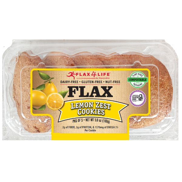 Flax4Life Lemon Zest Cookies hero