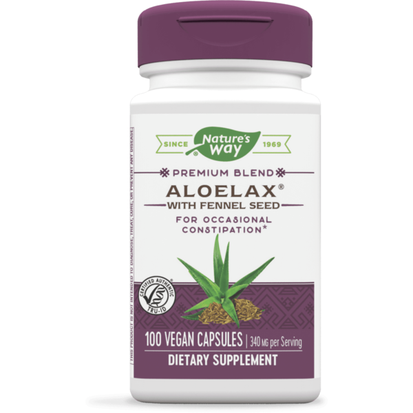 Digestion Nature's Way Aloelax® - vegan capsule hero