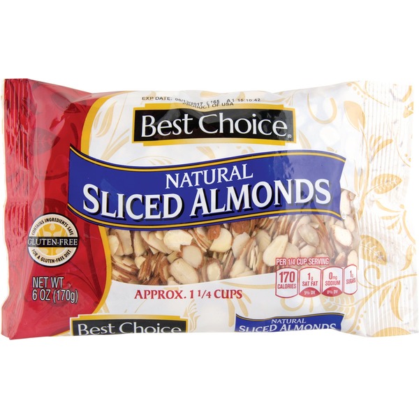 Canned Meals & Beans Best Choice Sliced Almonds hero