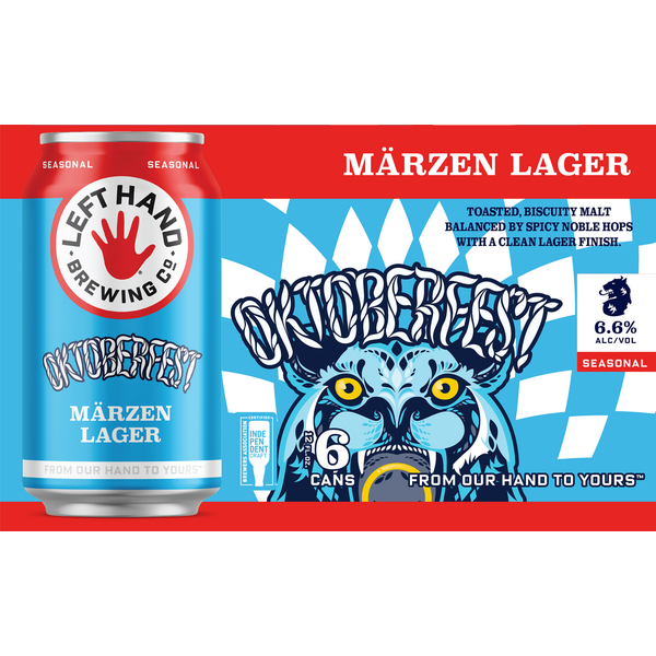 Left Hand Brewing Beer, Marzen Lager, Oktoberfest hero