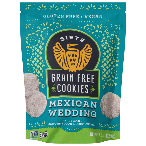 Juice & Nectars Siete Cookies, Grain Free, Mexican Wedding hero