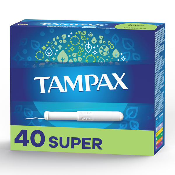 Feminine Care TAMPAX Cardboard Tampons Super Absorbency hero