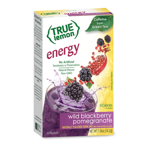 Energy & Sports Drinks True Lemon Energy Wild Blackberry Pomegranate Drink Mix hero