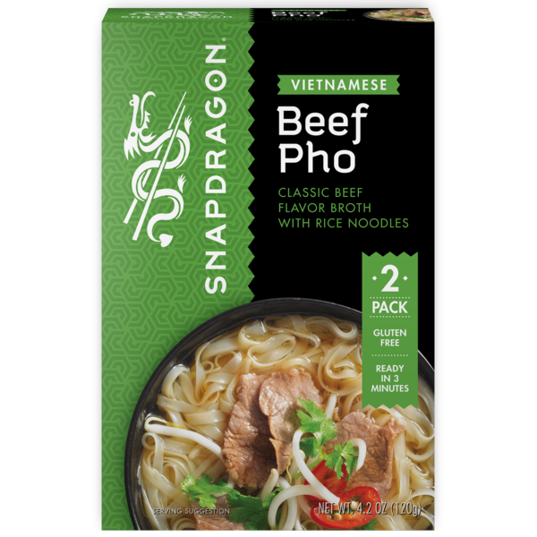 Prepared Meals Snapdragon Beef Pho Packets hero