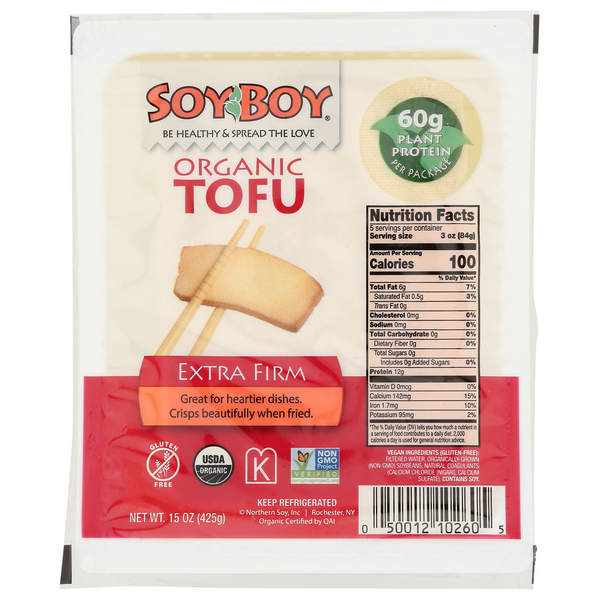 Tofu & Meat Alternatives Soyboy X-Firm Tofu hero