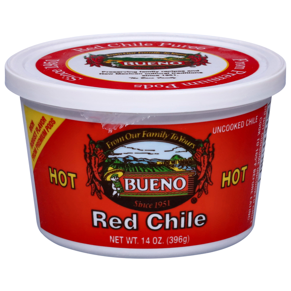 Spices & Seasonings Bueno Foods Red Chile, Hot hero