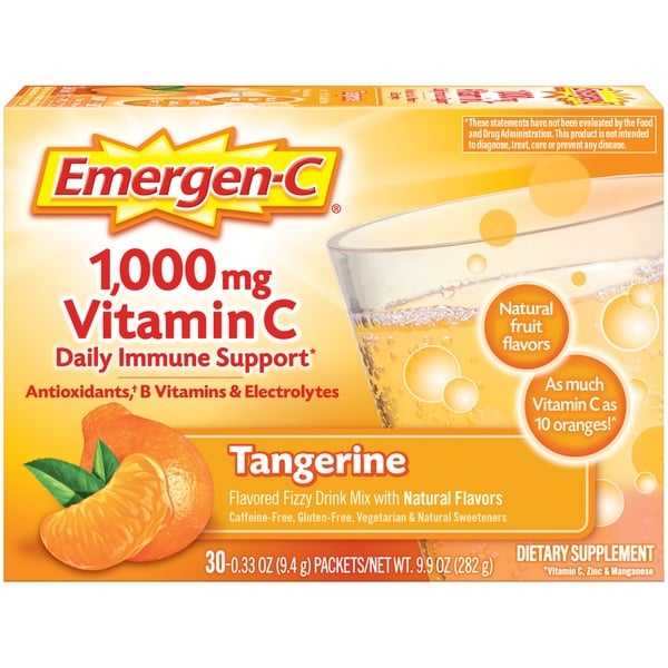 Vitamins & Supplements Emergen-C Vitamin C Fizzy Drink Mix Tangerine hero