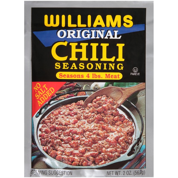 Holiday Items Williams Original Chili Seasoning hero