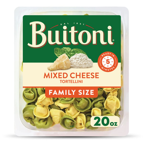 Fresh Pasta Buitoni Mixed Cheese Tortellini, Refrigerated Pasta hero