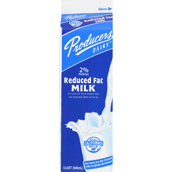 Milk Producers Milk, Reduced Fat, 2% Milkfat hero