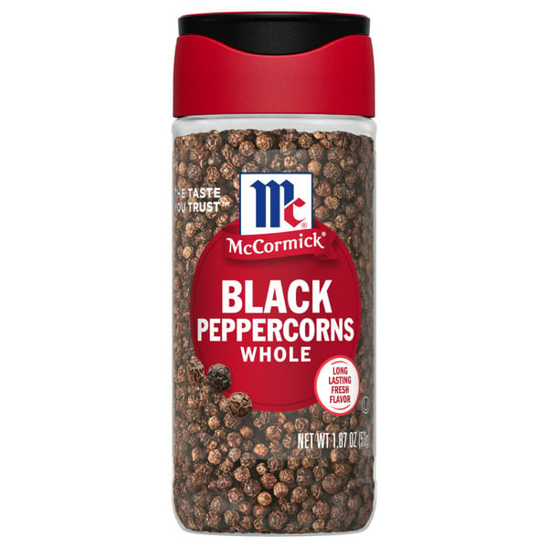 Spices & Seasonings McCormick® Whole Black Pepper hero