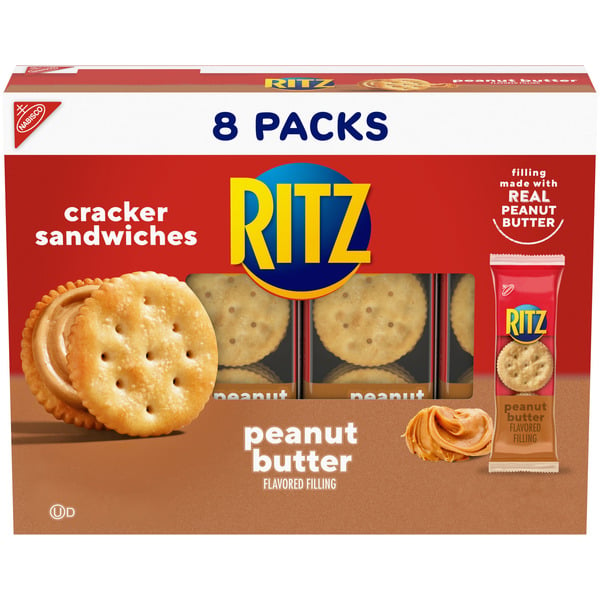 Pantry Ritz Peanut Butter Sandwich Crackers, Snack Packs hero