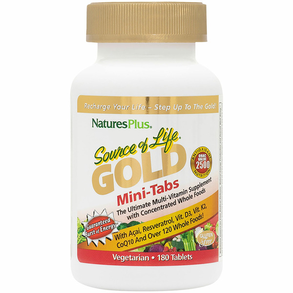 Other Vitamins NaturesPlus Multivitamin Source Of Life Gold Mini Tab 180 Tb hero