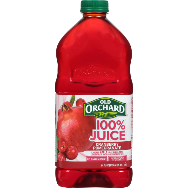 Juice & Nectars Old Orchard 100% Juice, Cranberry Pomegranate hero