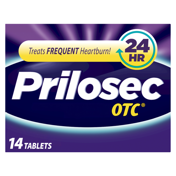 Digestion Prilosec OTC Heartburn Relief, Omeprazole, 20 mg Acid Reducer Tablets hero