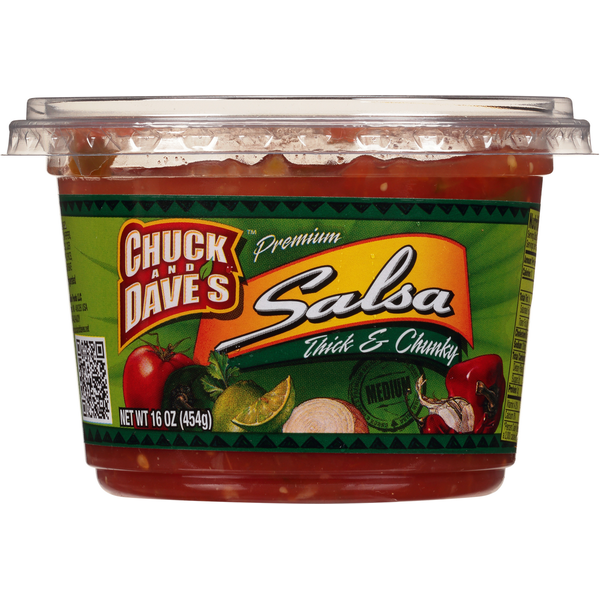 Preserved Dips & Spreads Chuck and Dave's Salsa, Premium, Thick & Chunky, Medium hero