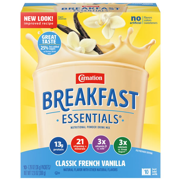 Breakfast Breads, Donuts & More Carnation Breakfast Essentials Classic French Vanilla hero