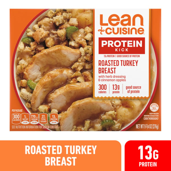 Frozen Meals Lean Cuisine Roasted Turkey BreastSteak Portabella hero