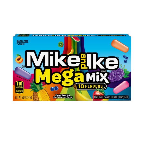 Candy & Chocolate Mike And Ike® Candy, Mega Mix, 10 Flavors hero